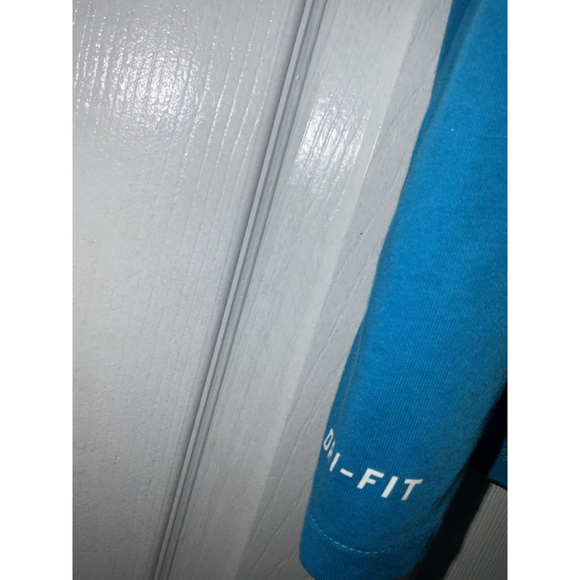 Nike Dri-Fit Basketball Hoop in Space Blue Graphic T-Shirt Men's Size XL - Picture 5 of 9